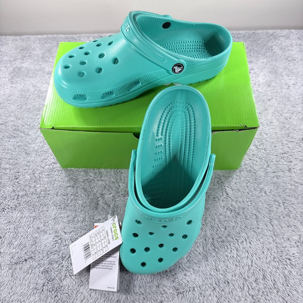 NIB‎ Crocs Classic Clog k Lagoon Youth Size j6